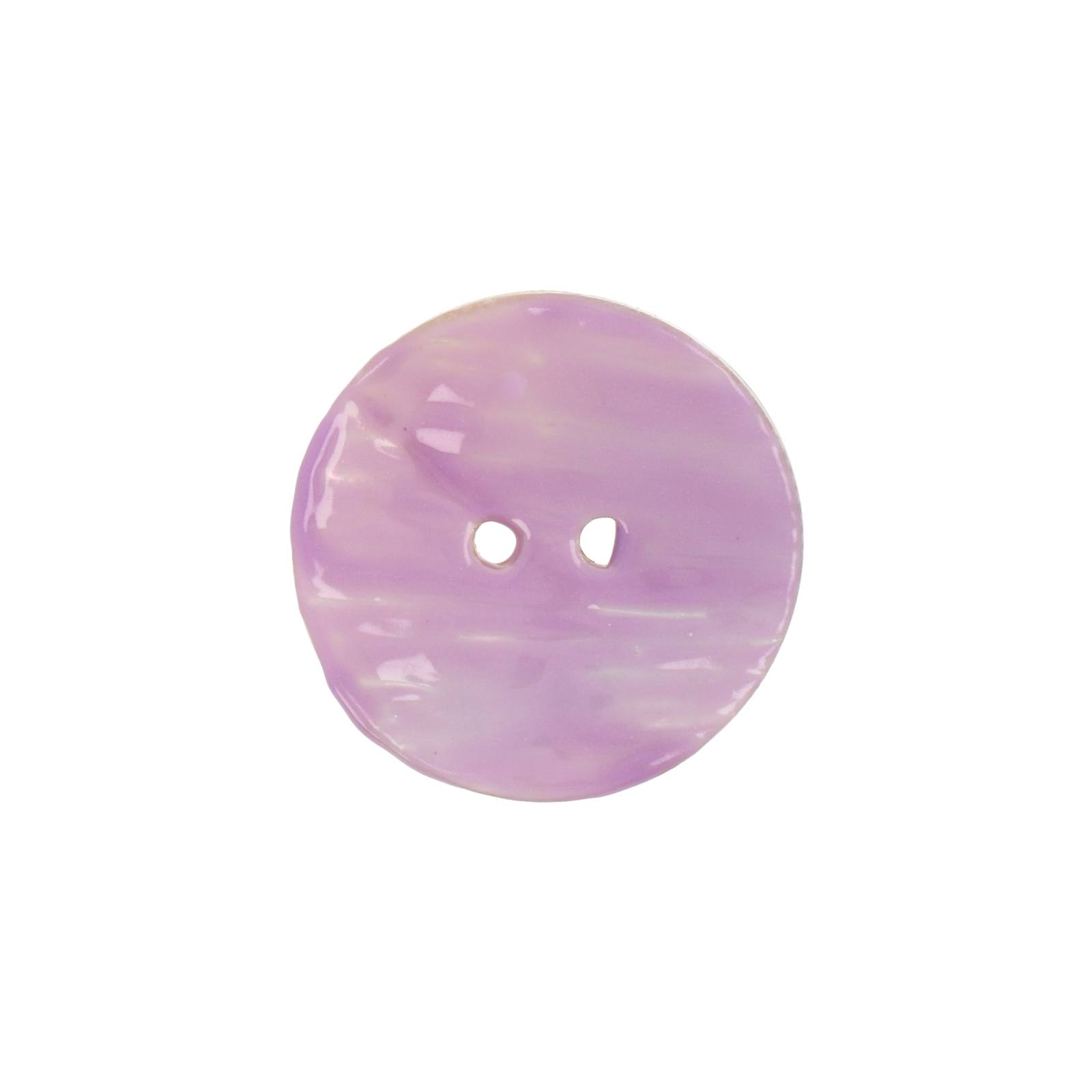 2-holes mother of pearl buttons - lavender 25mm | 1pc