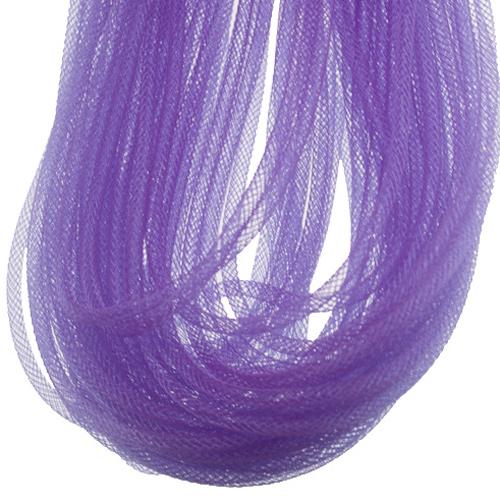 plastic net tubolar mesh - purple 3mm | 4mt