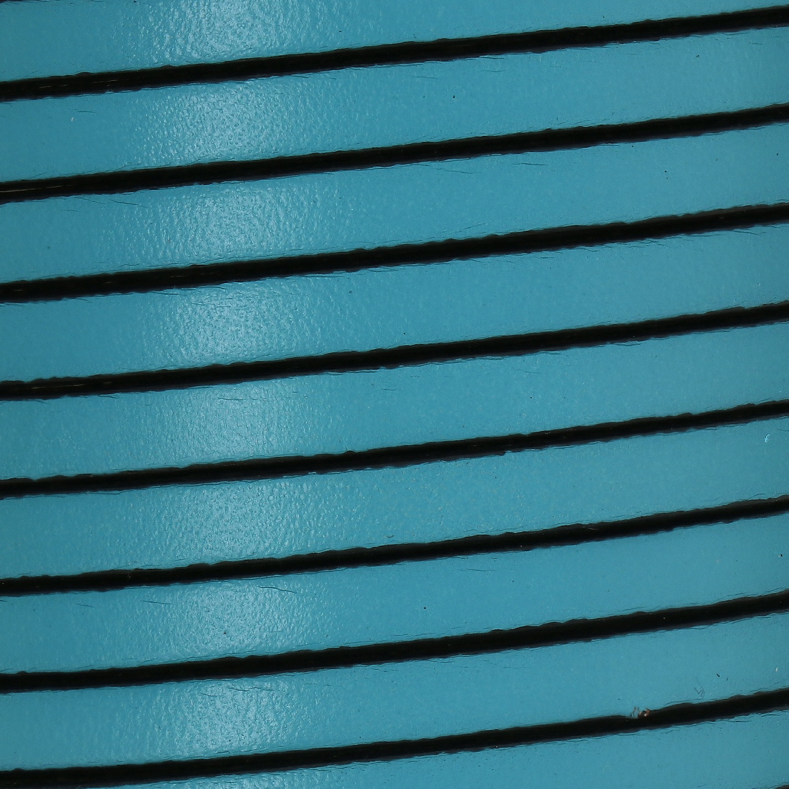 blue flat leather cord 5mm | 20cm
