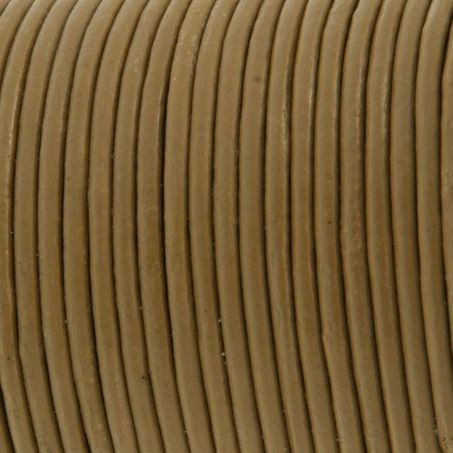 lederschnur sand - durchmesser 2mm | 2mt