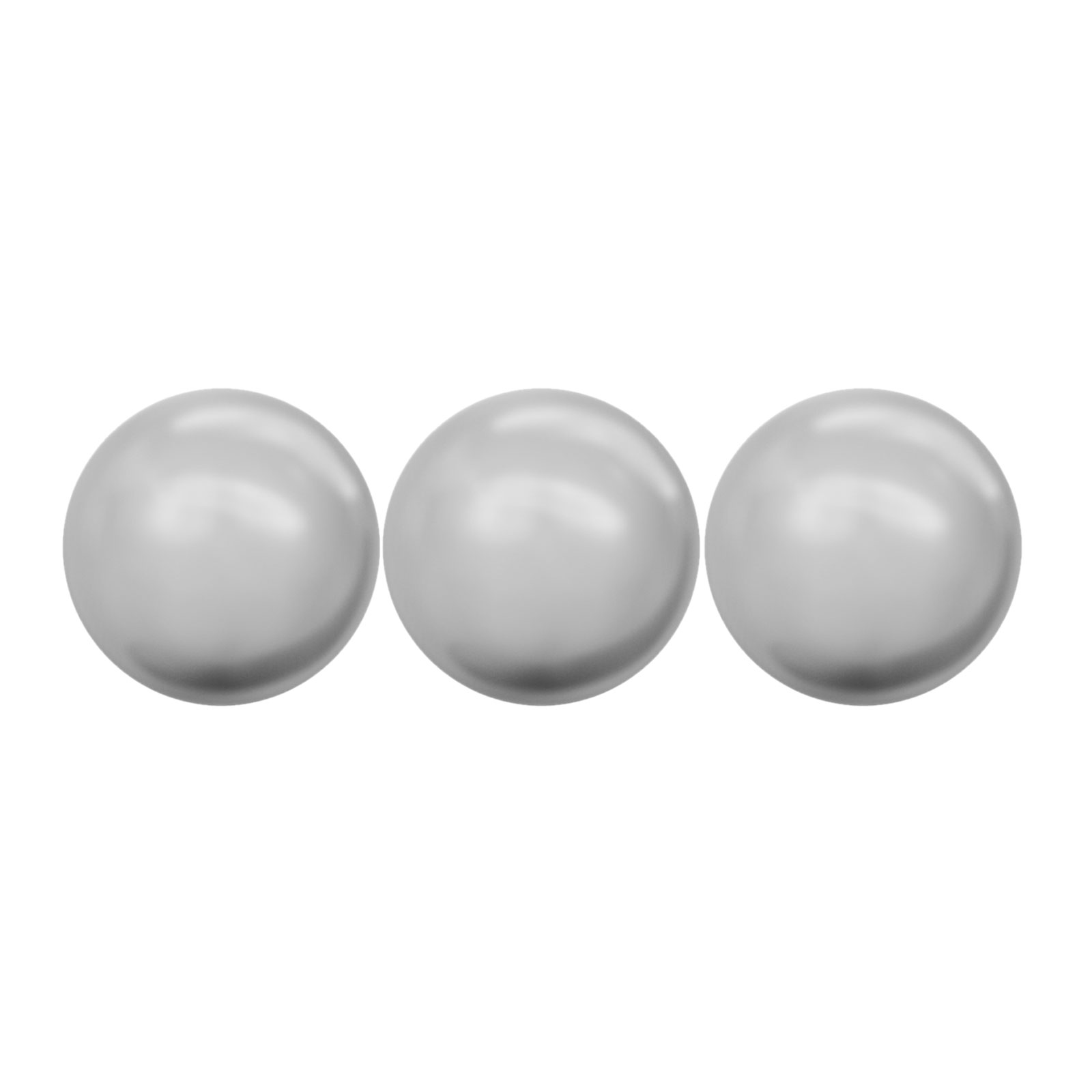 runde perlen (5810) light grey 8mm | 10st