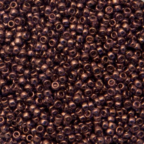 rocaille toho seed beads 15/0 gold-lusterd amethyst (201) | 10gr