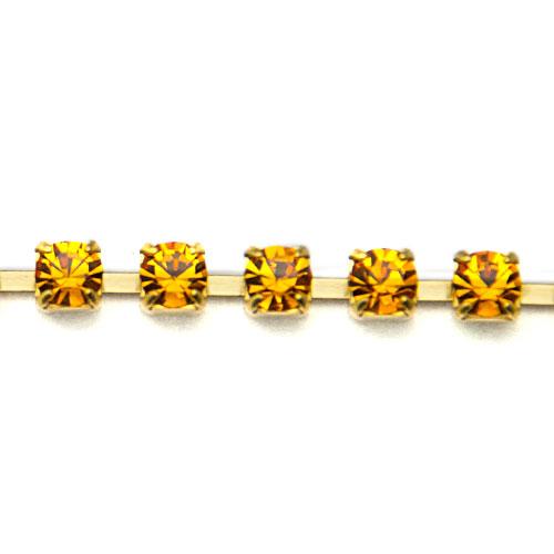 topaz preciosa strass chain pp24 (3mm) | 20cm