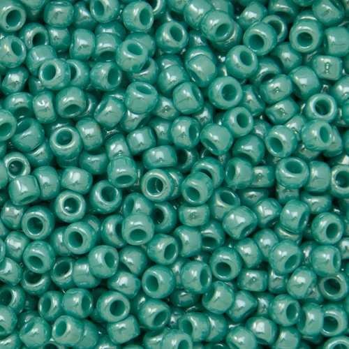 saatperlen toho 8/0 opaque lustered turquoise (132) | 10gr