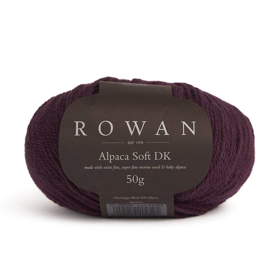 alpaca soft dk rowan - dark burgundy (230) - 50gr (125mt) | 1pc