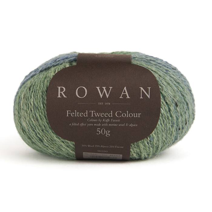 felted tweed colour rowan - jade (031) - 50gr (175mt) | 1pc