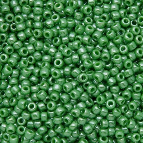 saatperlen toho 11/0 opaque lustered mint green (130) | 10gr
