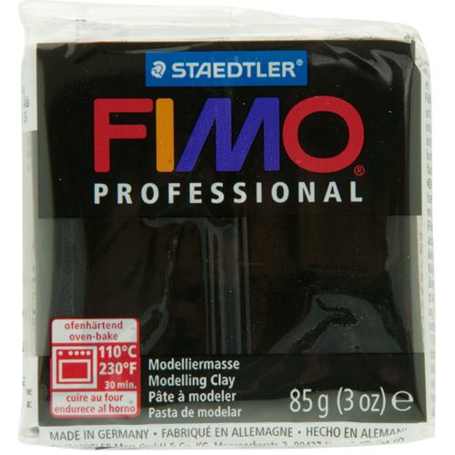 fimo professional black (9) 85gr | 1pc