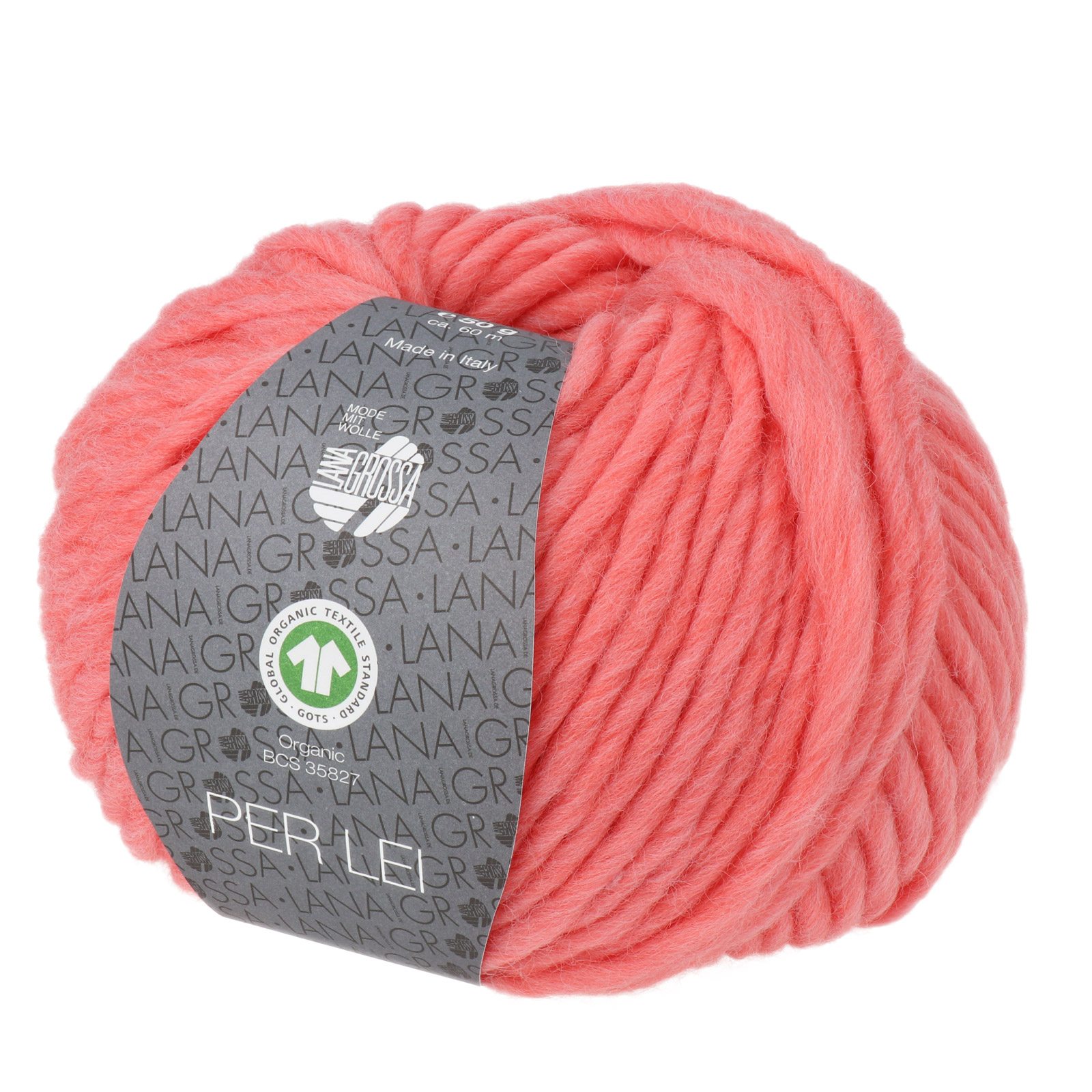 per lei lana grossa - salmon (030) - 50gr (60mt) | 1pc