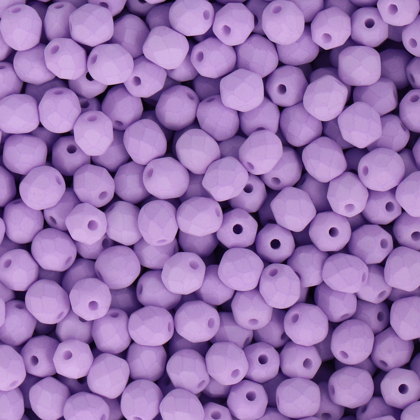 böhmische glasschliffperlen bondeli matte matte violet 4mm | 50st
