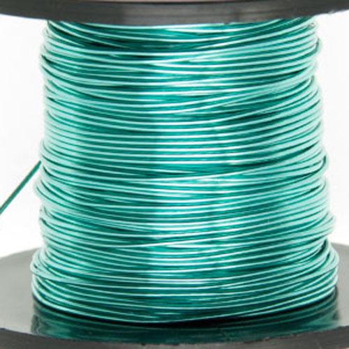 teal copper craft wire - diameter 0,50mm - 25mt spool | 1pc
