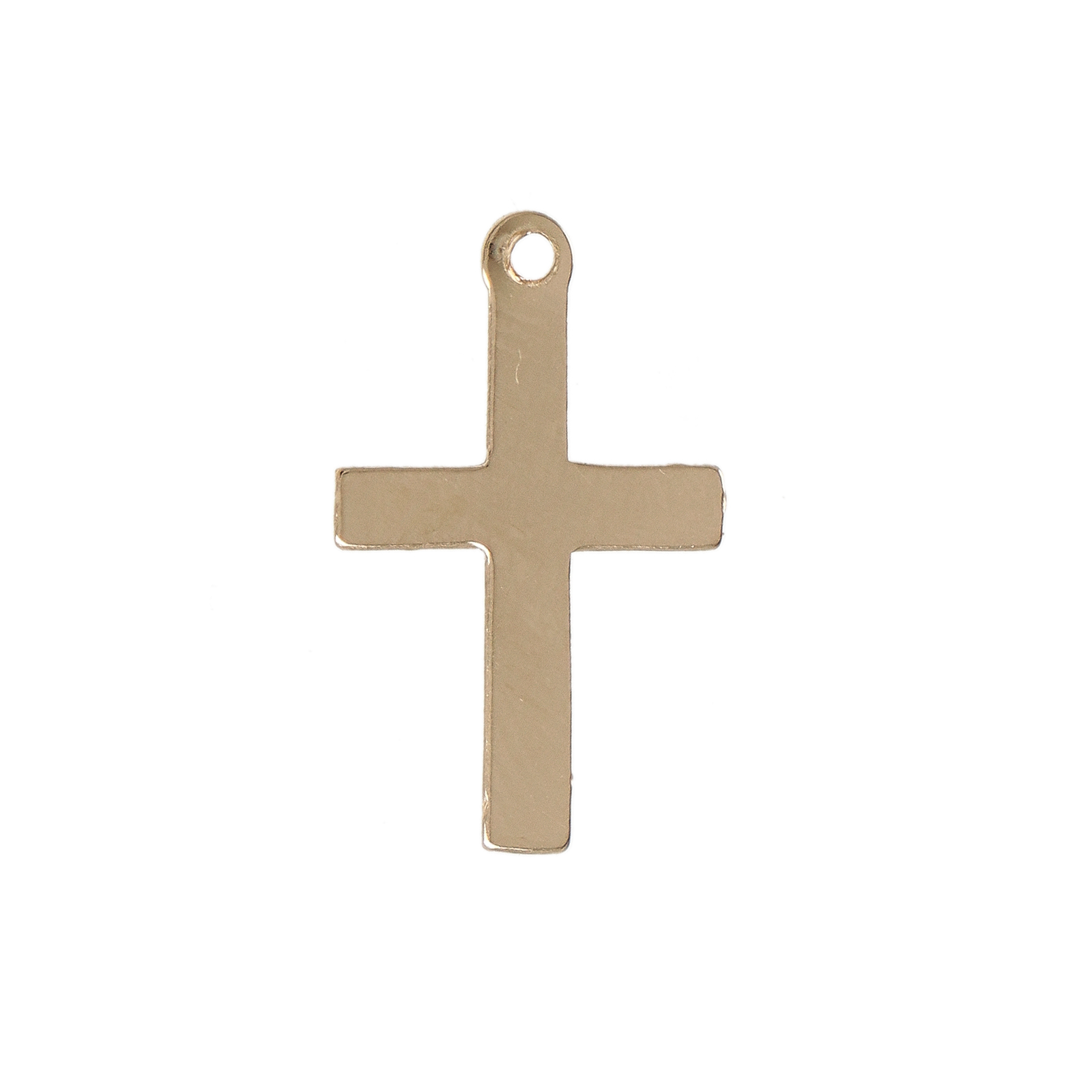 gold-filled 14k cross charm 16x10mm | 1pc