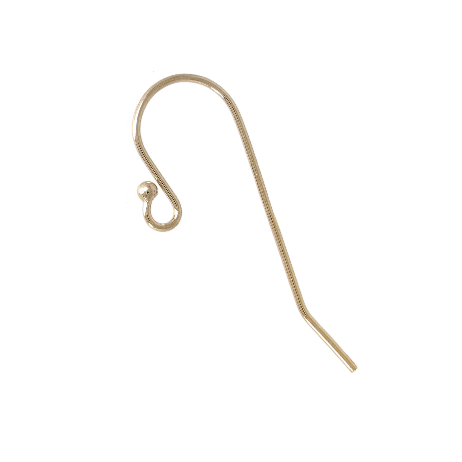 ohrhaken mit kugel gold-filled 14k 12mm | 2st