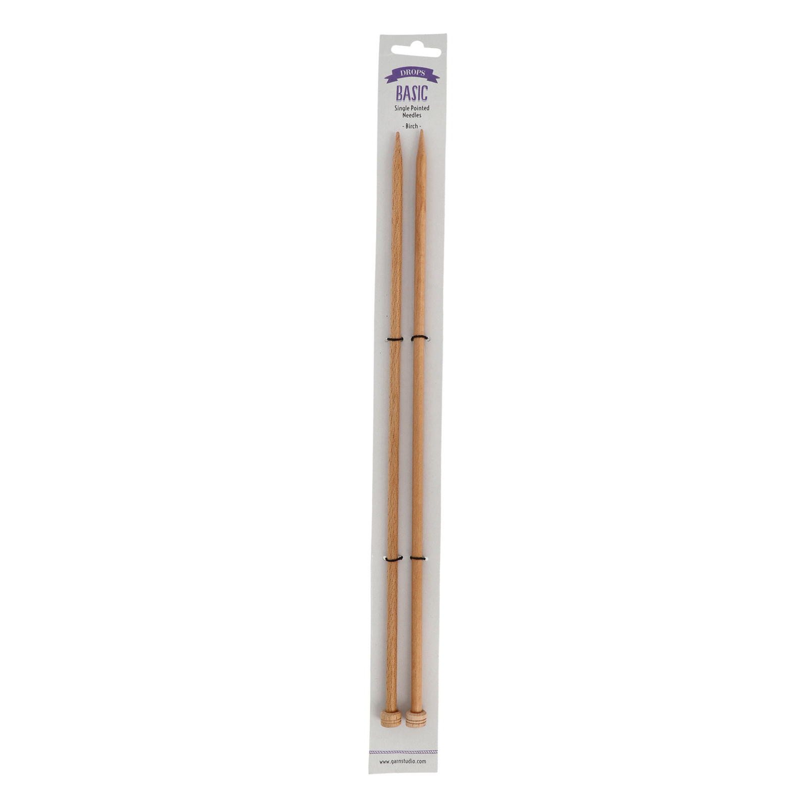 drops birch single pointed needles 35cm - 6mm | 1pc