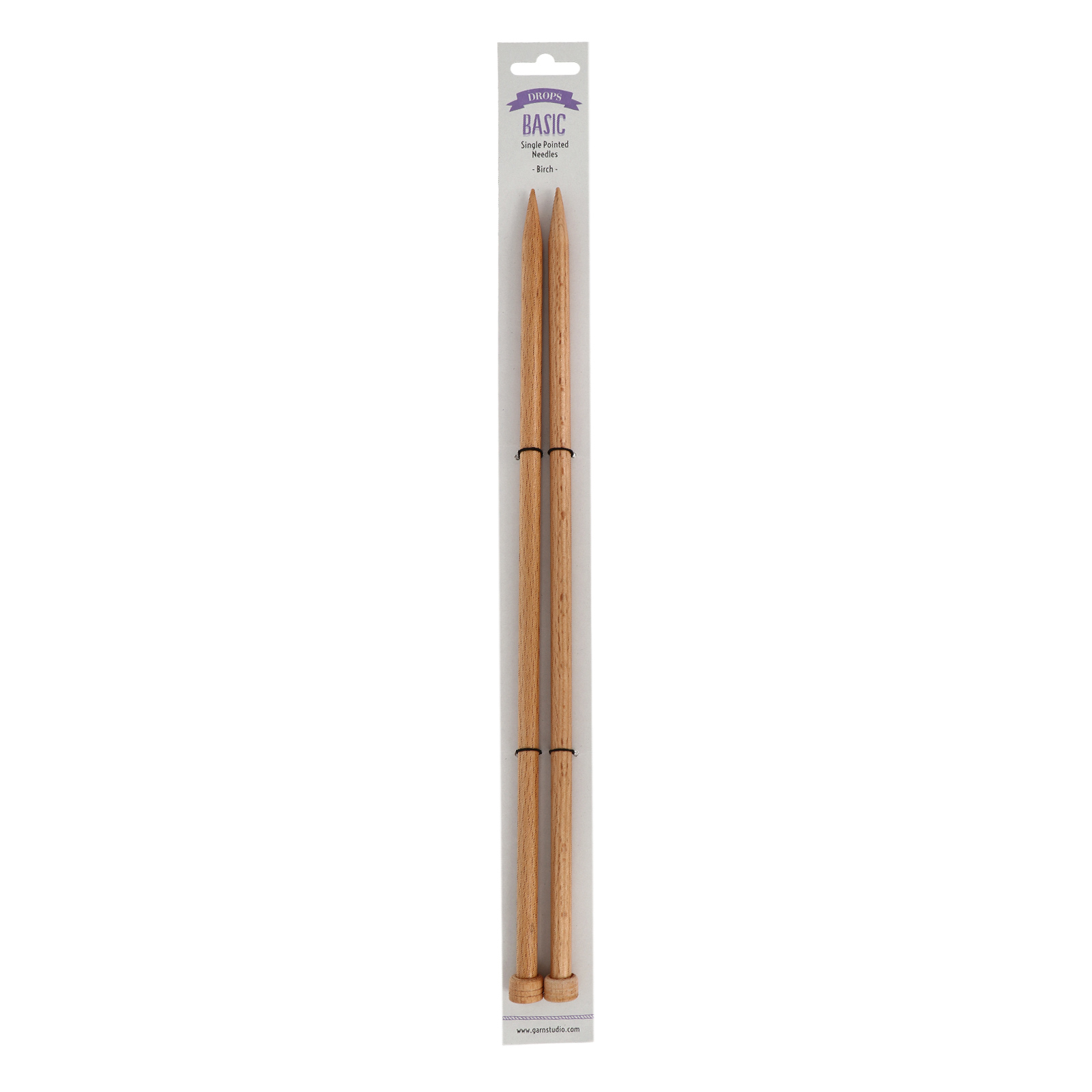 drops birch single pointed needles 35cm - 9mm | 1pc