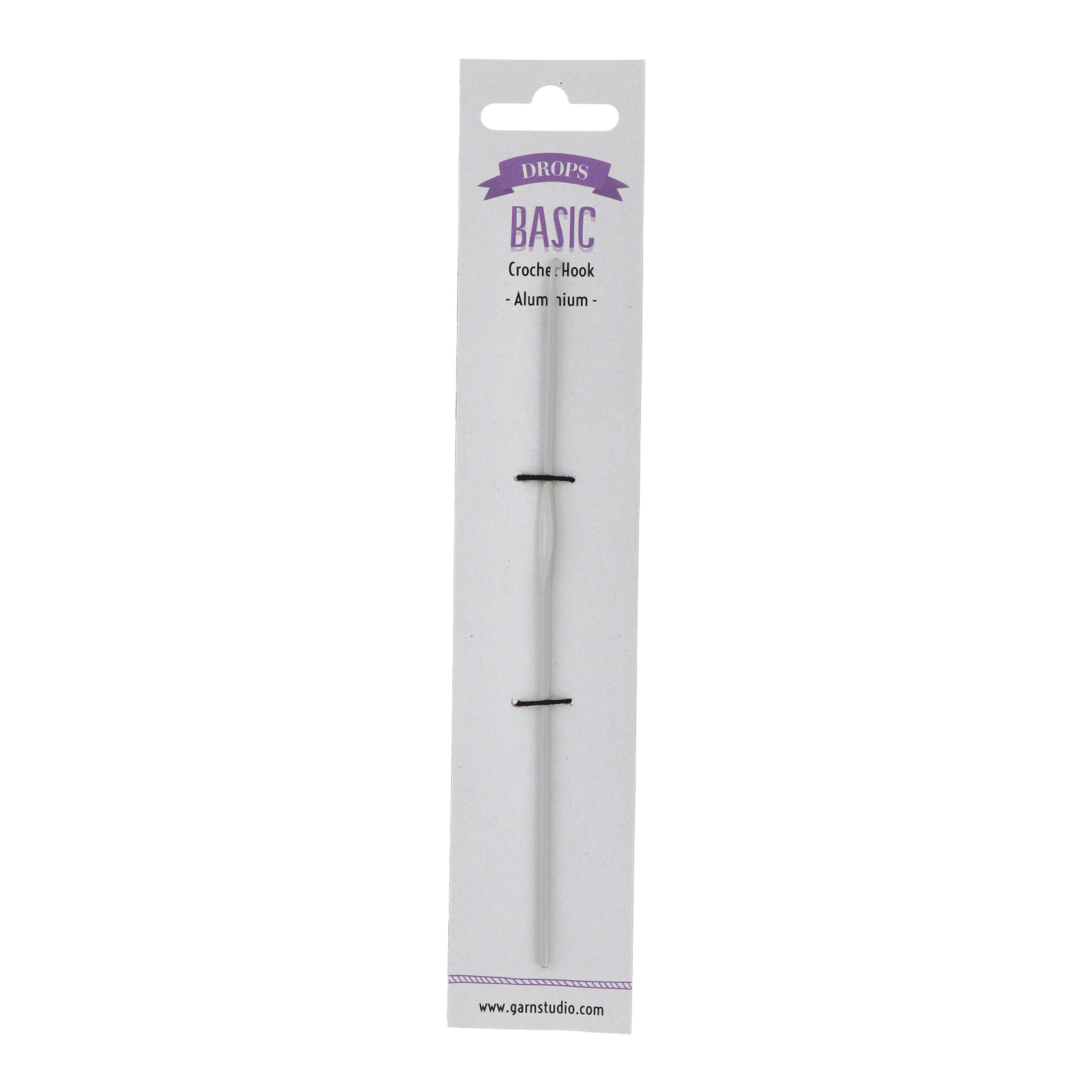 drops aluminium crochet 15cm - 2mm | 1pc
