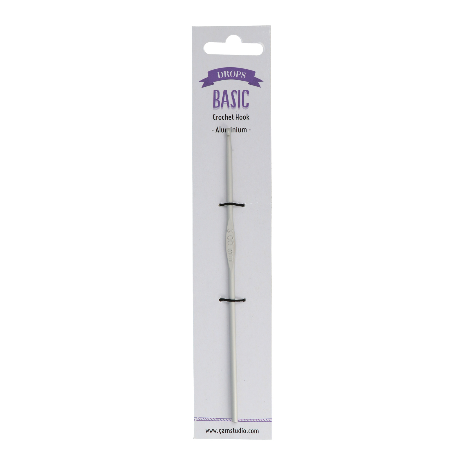 drops aluminium crochet 15cm - 3mm | 1pc