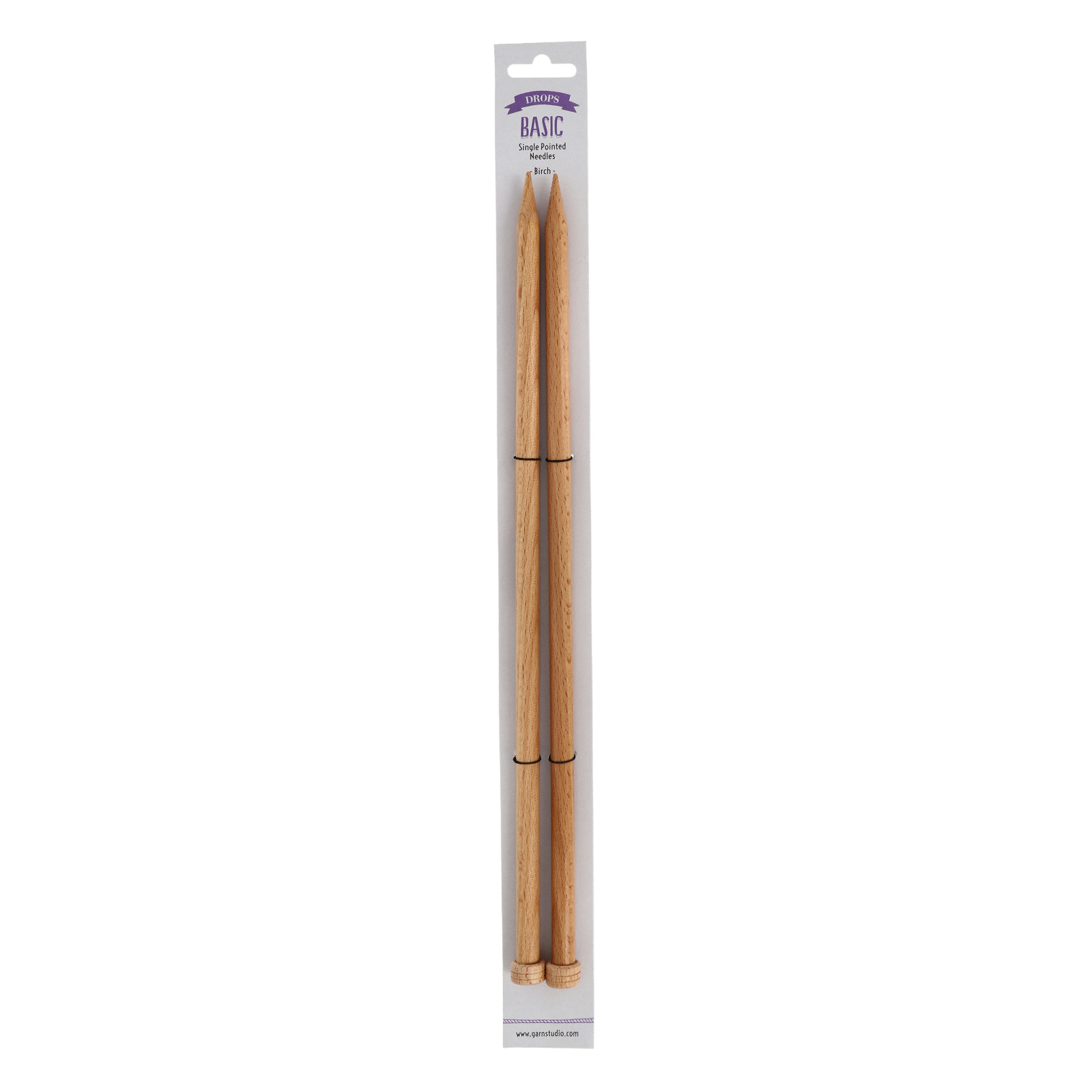drops birch single pointed needles 35cm - 10mm | 1pc