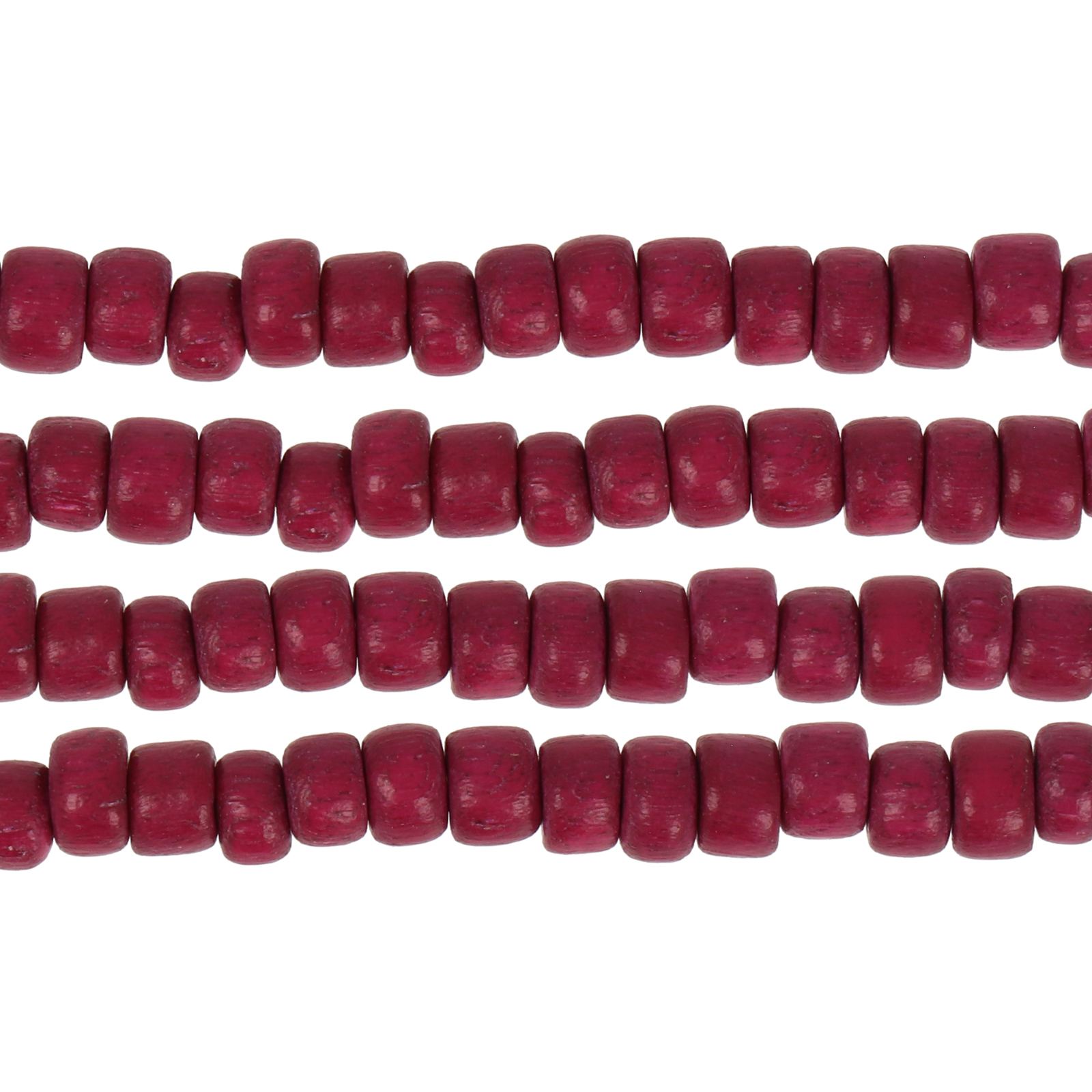 dyed wood beads - blueberry heishi 5x4mm | 16-inch strand