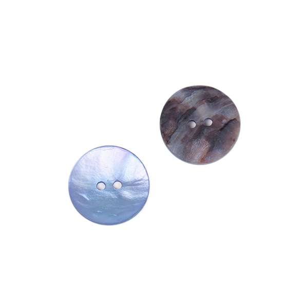 drops button - blue mother of pearl 612 - round 20mm | 2pc
