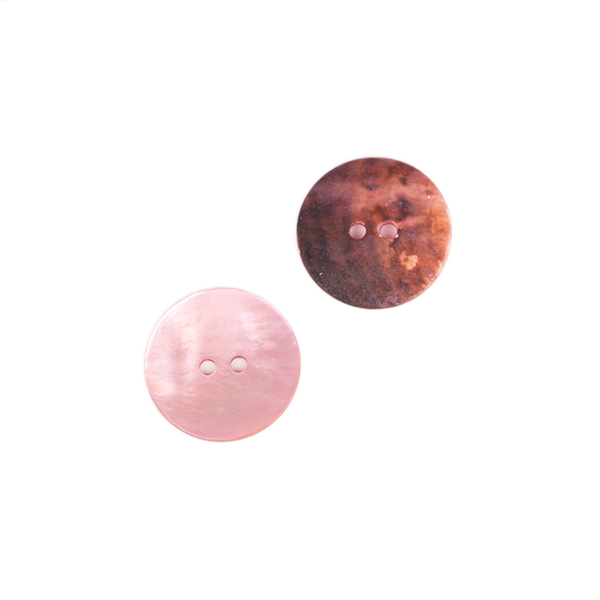 drops button - rose mother of pearl 608 - round 20mm | 2pc