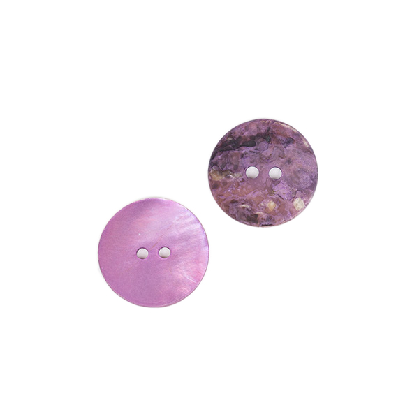 drops button - purple mother of pearl 609 - round 20mm | 2pc