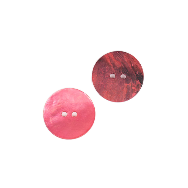 drops button - red mother of pearl 610 - round 20mm | 2pc