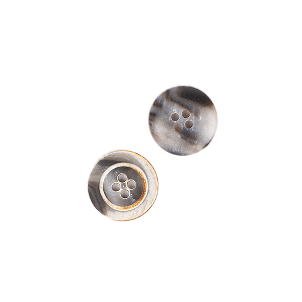 drops button - mocha 623 - round 18mm | 2pc