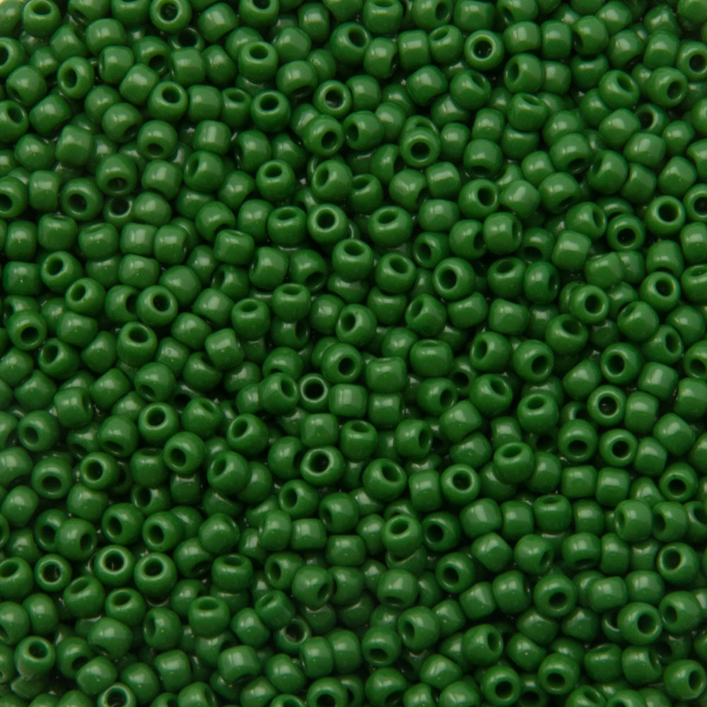 saatperlen toho 11/0 opaque pine green (47h) | 10gr