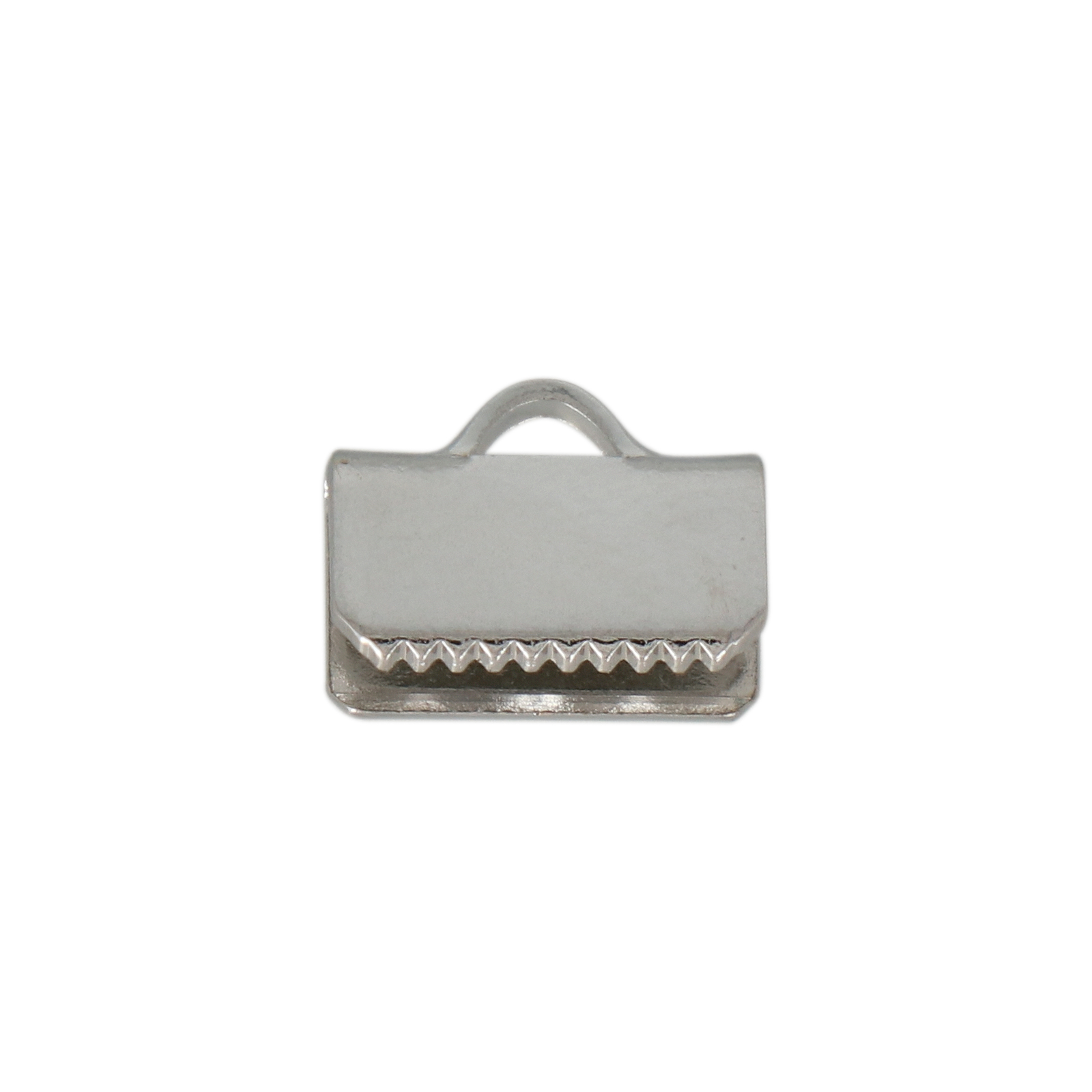 bandklemmen rhodium versilbert 10mm | 12st