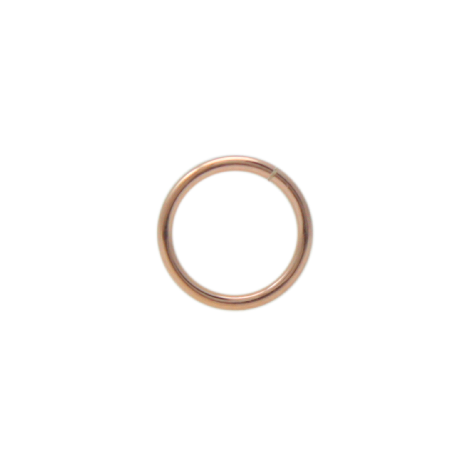 rose gold-filled 14k open jump ring 4mm - wire 0,64mm | 10pc