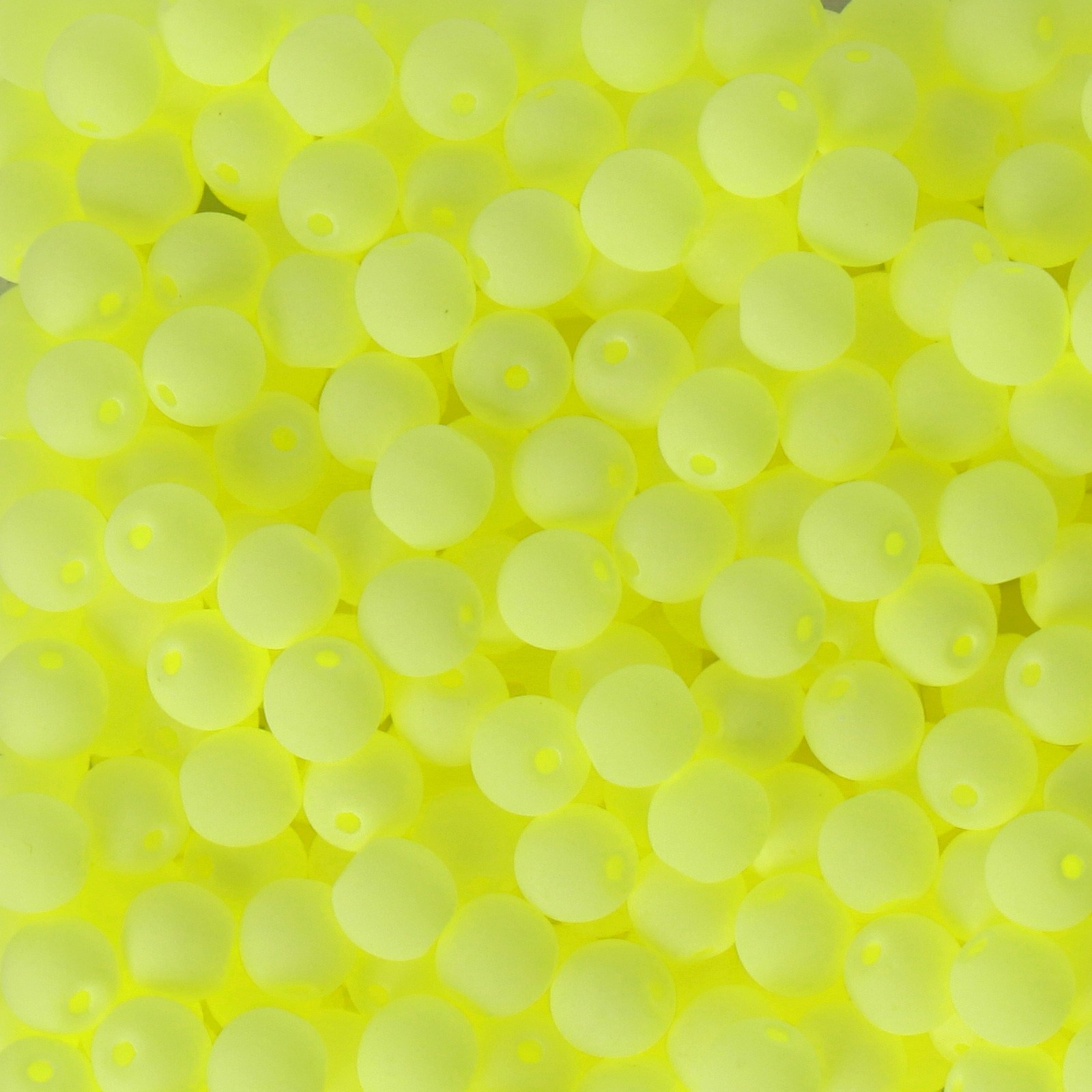 czech glass druk beads - bondeli matte lemon round 3mm | 100pc
