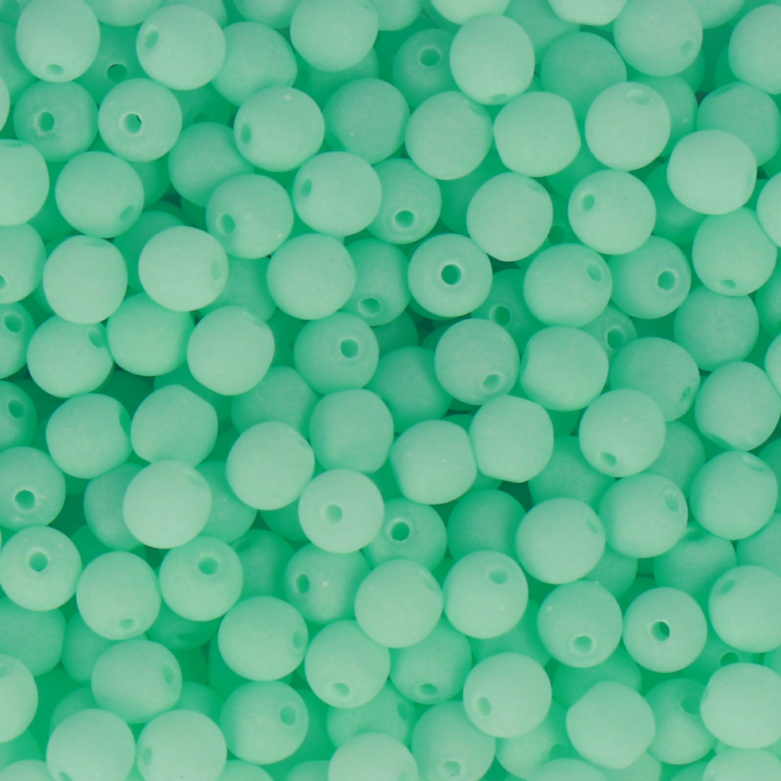 czech glass druk beads - bondeli matte turquoise round 3mm | 100pc