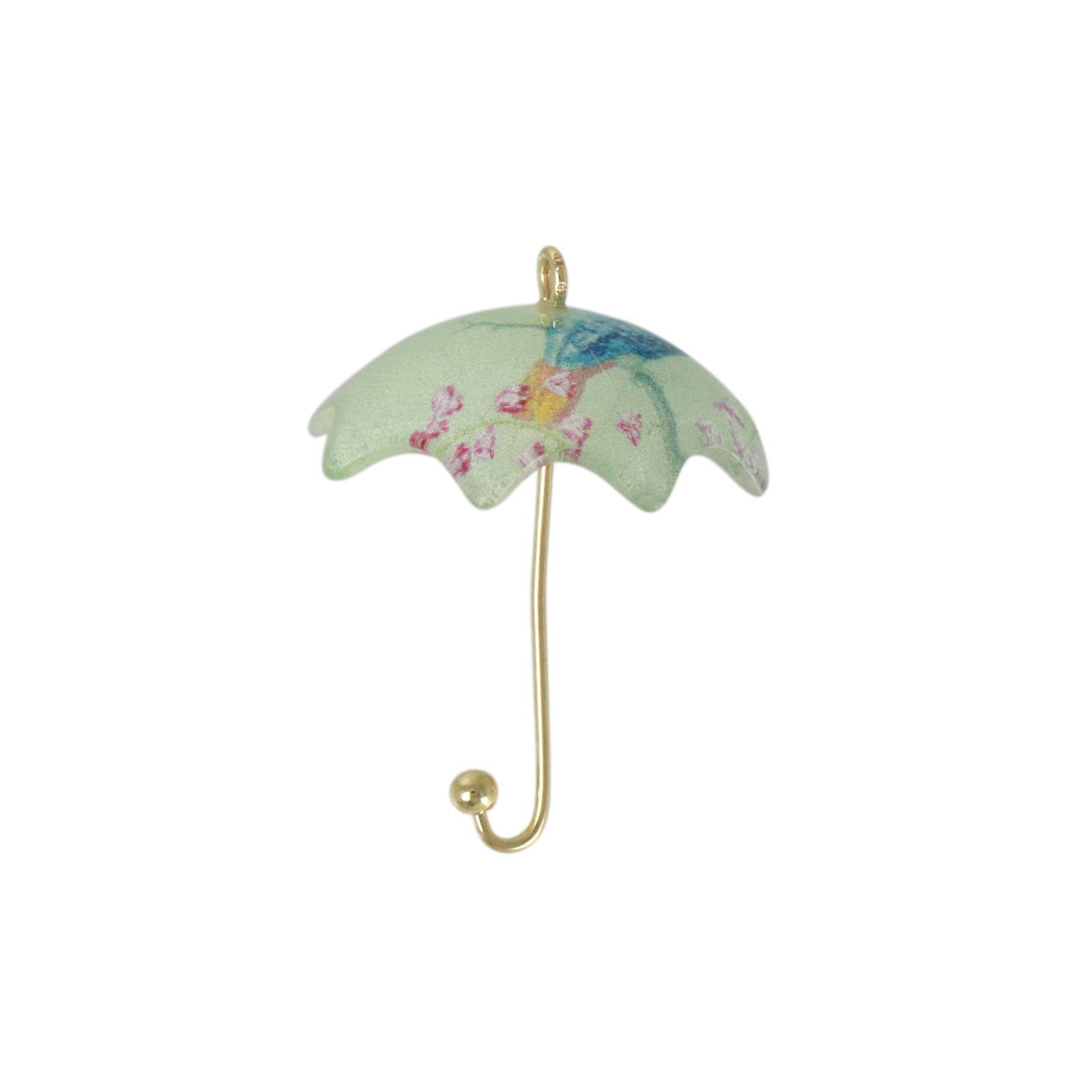 anhänger aus plexiglass regenschirm grün 20mm | 4st