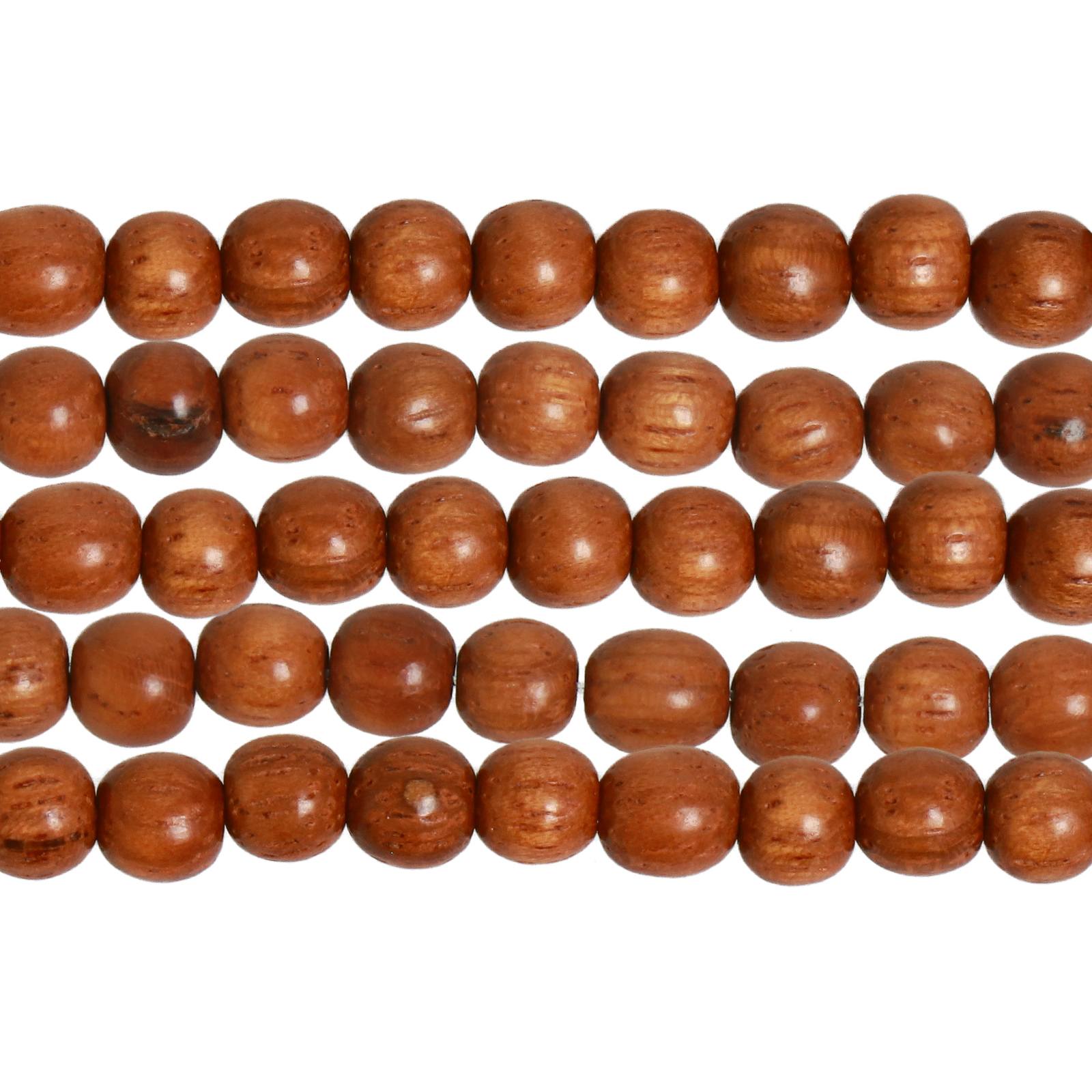 natural wood beads - bayong round 5mm | 16-inch strand