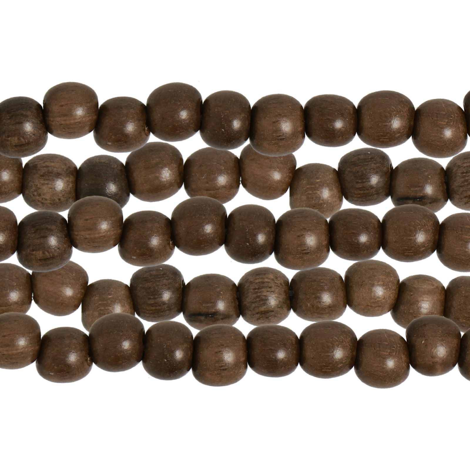 natural wood beads - greywood round 5mm | 16-inch strand