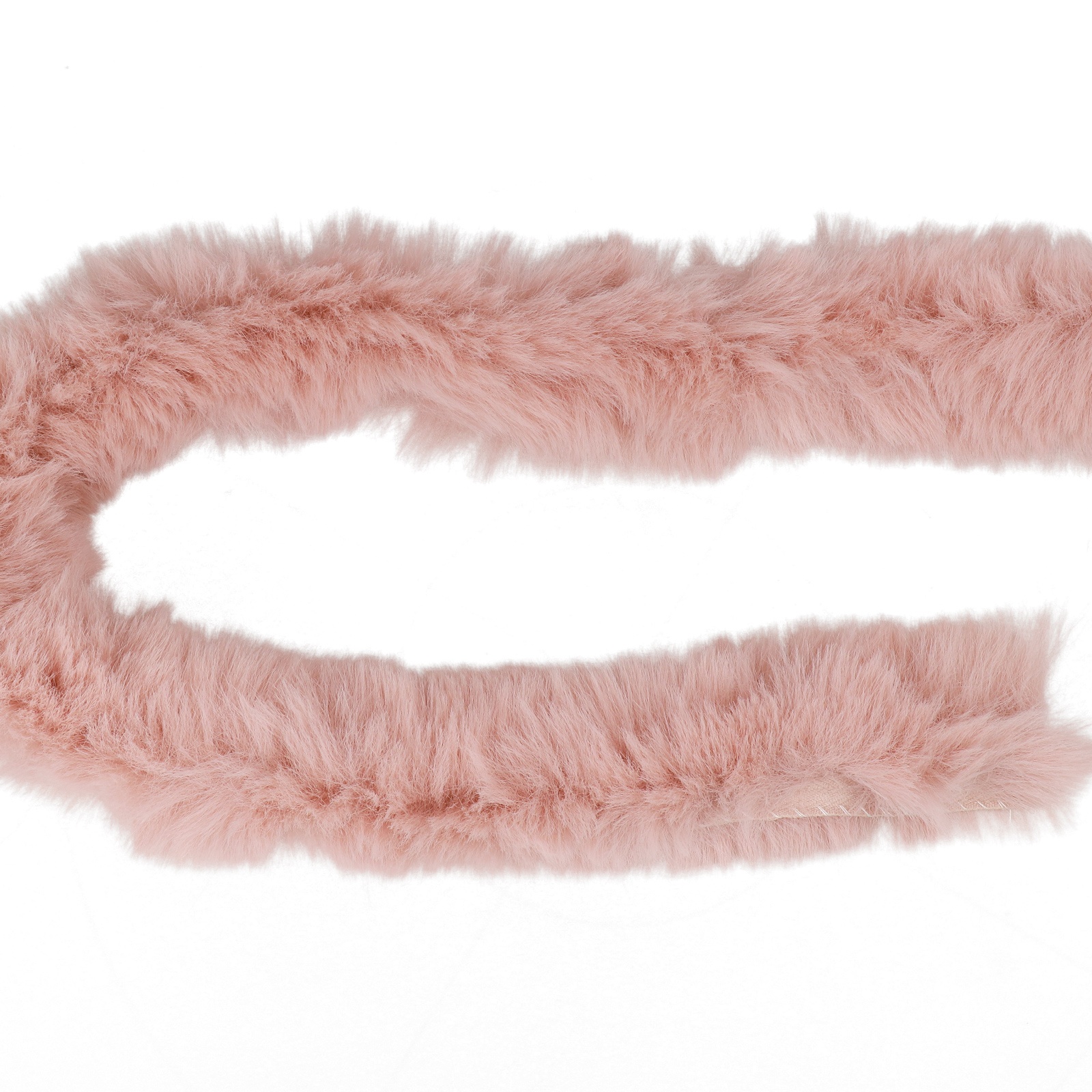 faux fur ribbon for diy bags - pink - 5cm | 1mt