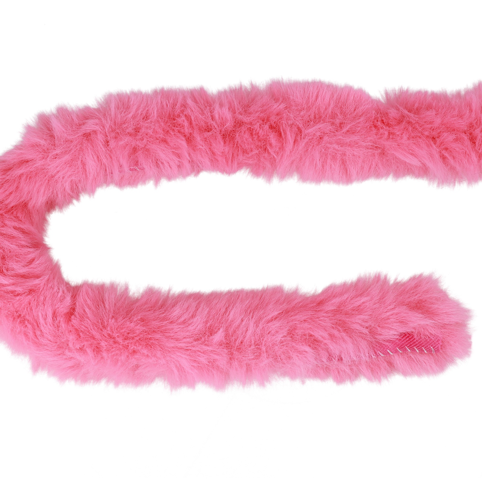 faux fur ribbon for diy bags - fuchsia - 5cm | 1mt