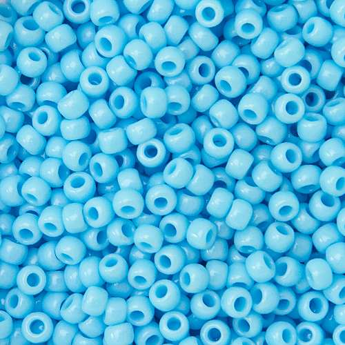rocaille toho seed beads 8/0 opaque blue turquoise (43) | 10gr