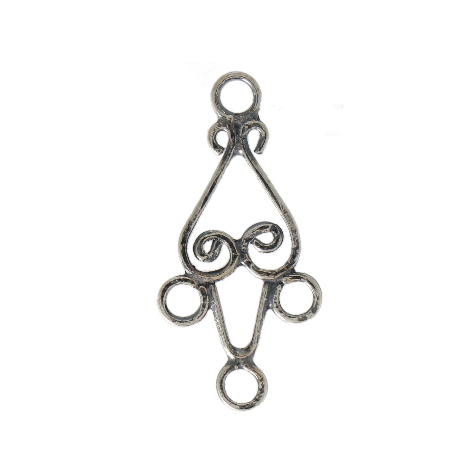 zwischenteil chandelier 925 sterlingsilbe 22x11mm | 1st