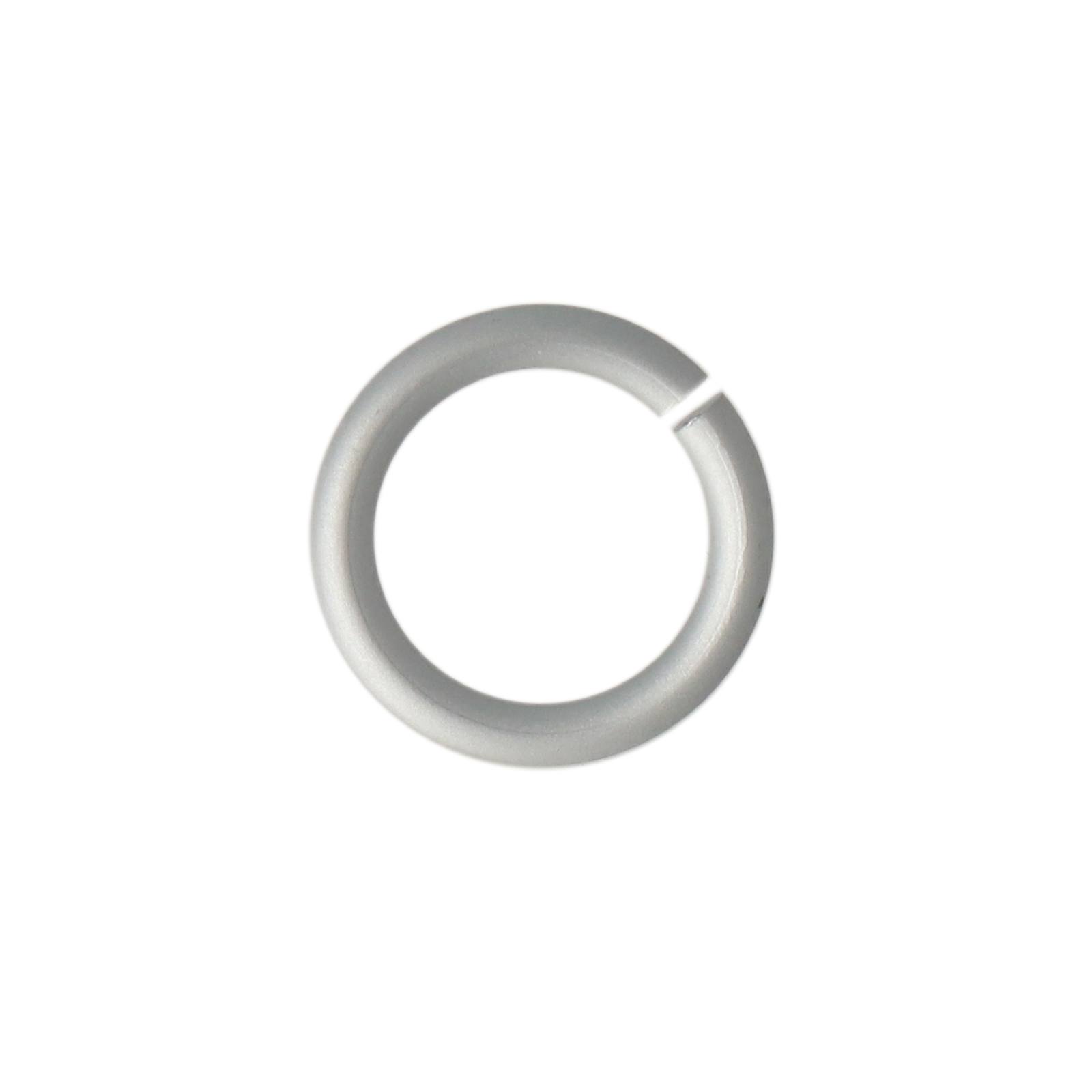 chainmaille aluminium jump ring matte silver 8,2mm - wire 1,2mm | 40pc