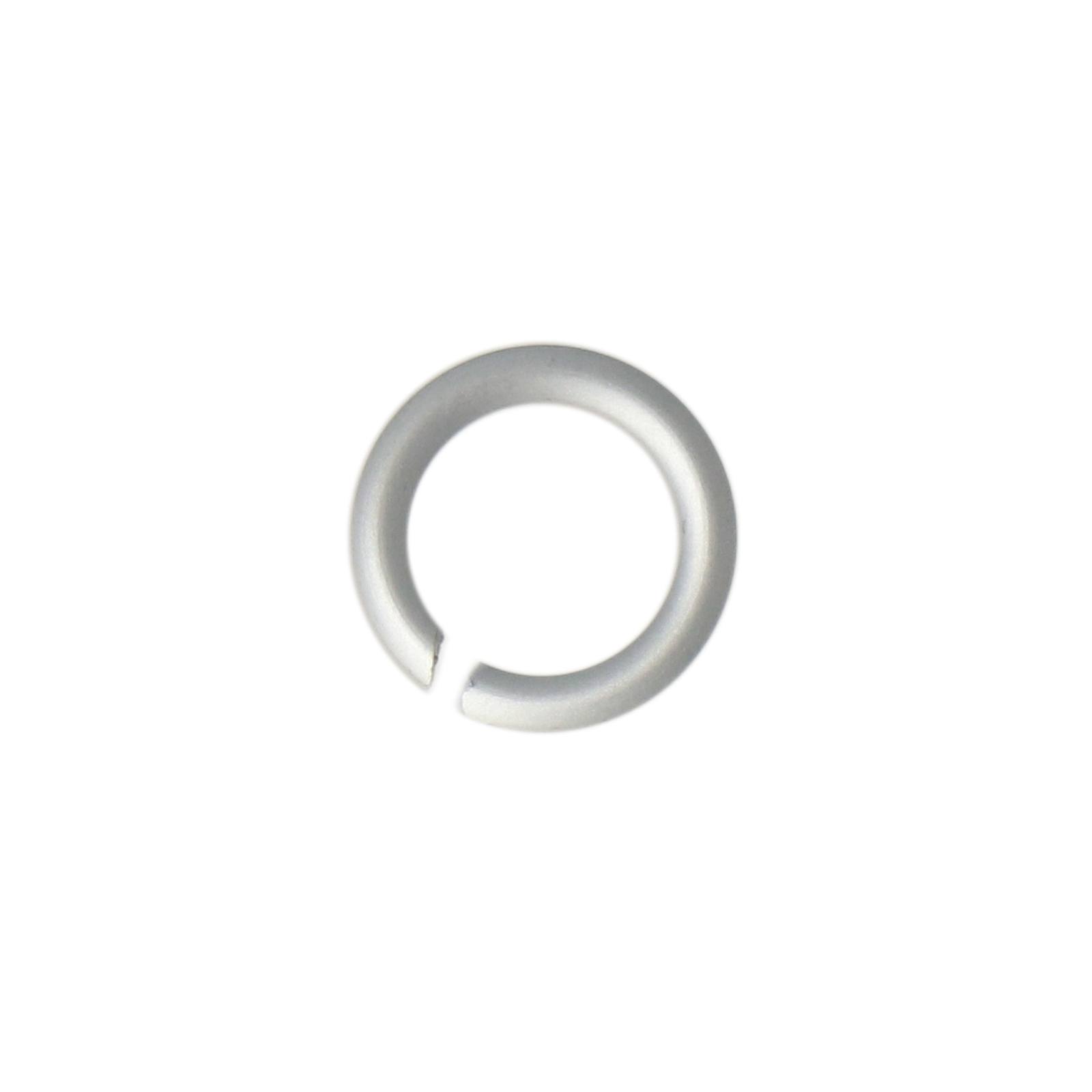 chainmaille aluminium biegeringe matte silver 6mm - wire 1mm | 50st