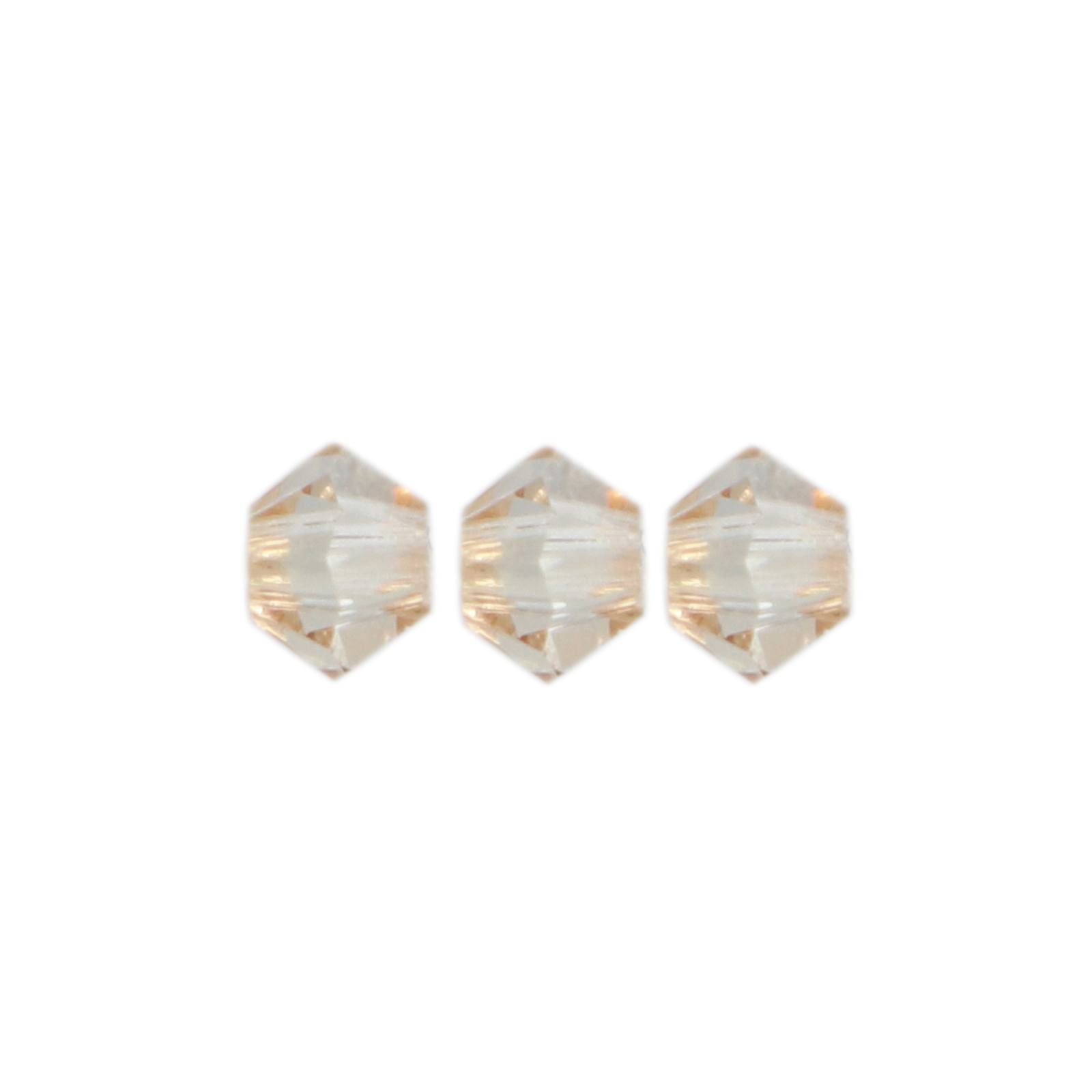 bicone preciosa crystal honey 3mm | 40pc