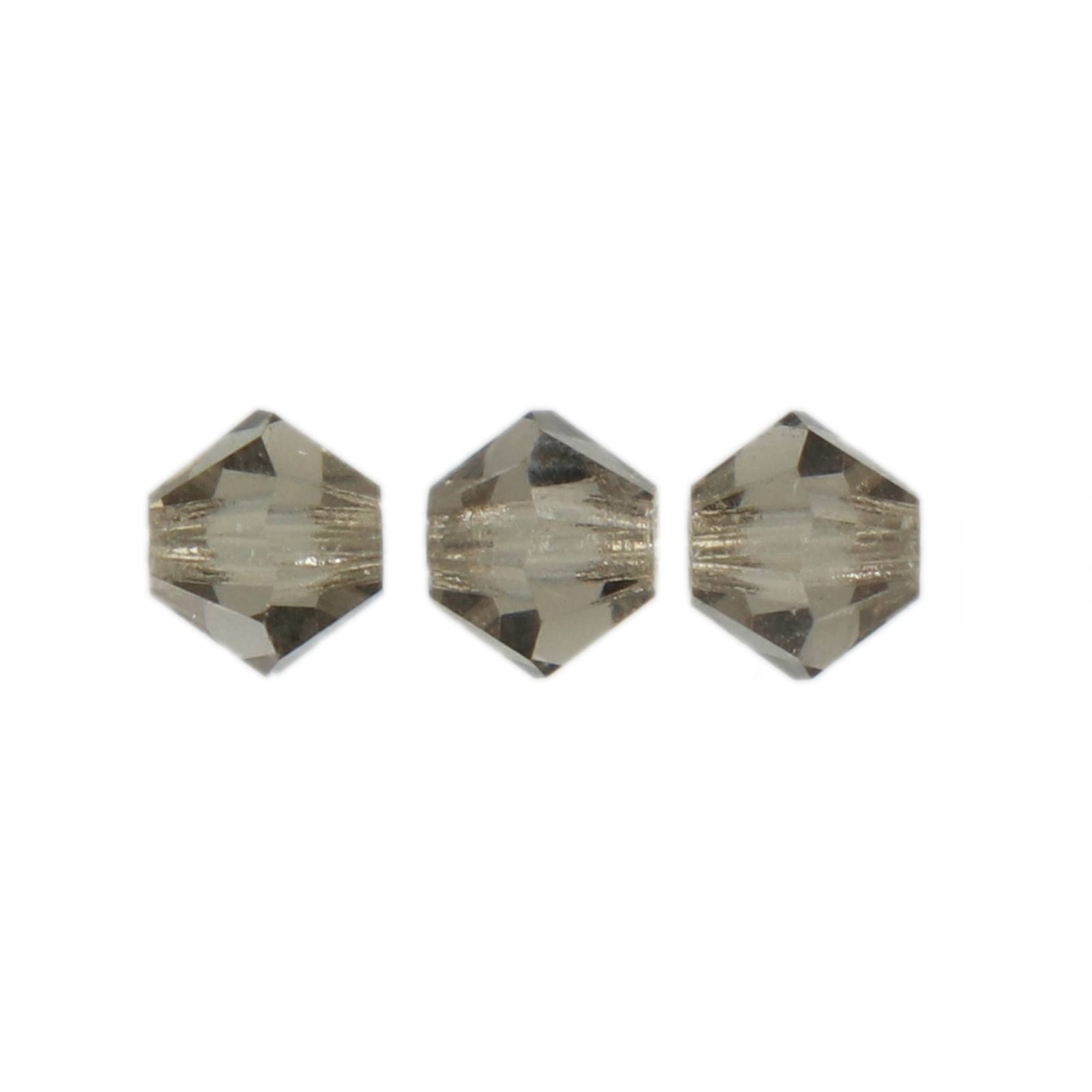 doppelkegel preciosa black diamond 4mm | 40st