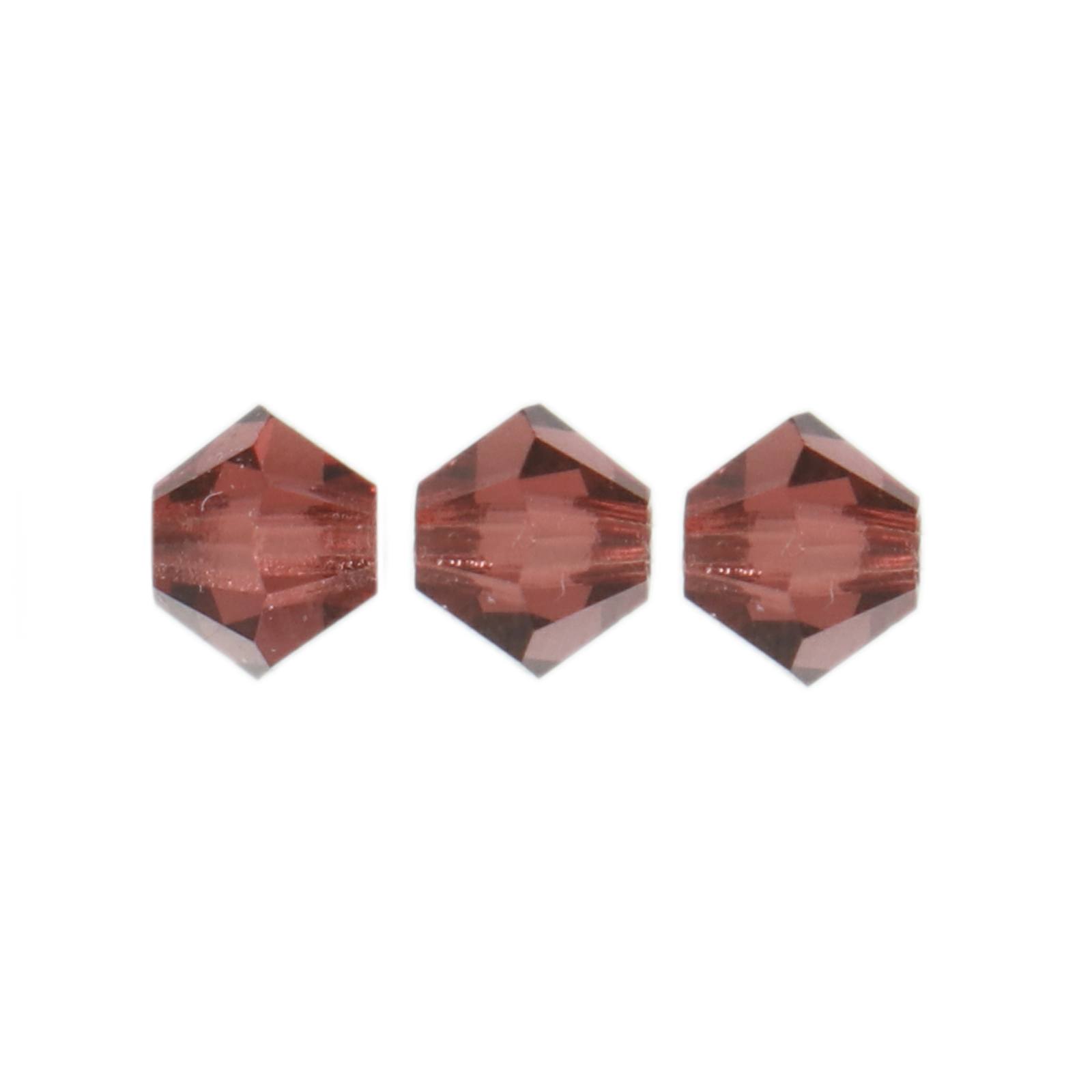bicone preciosa burgundy 4mm | 40pc