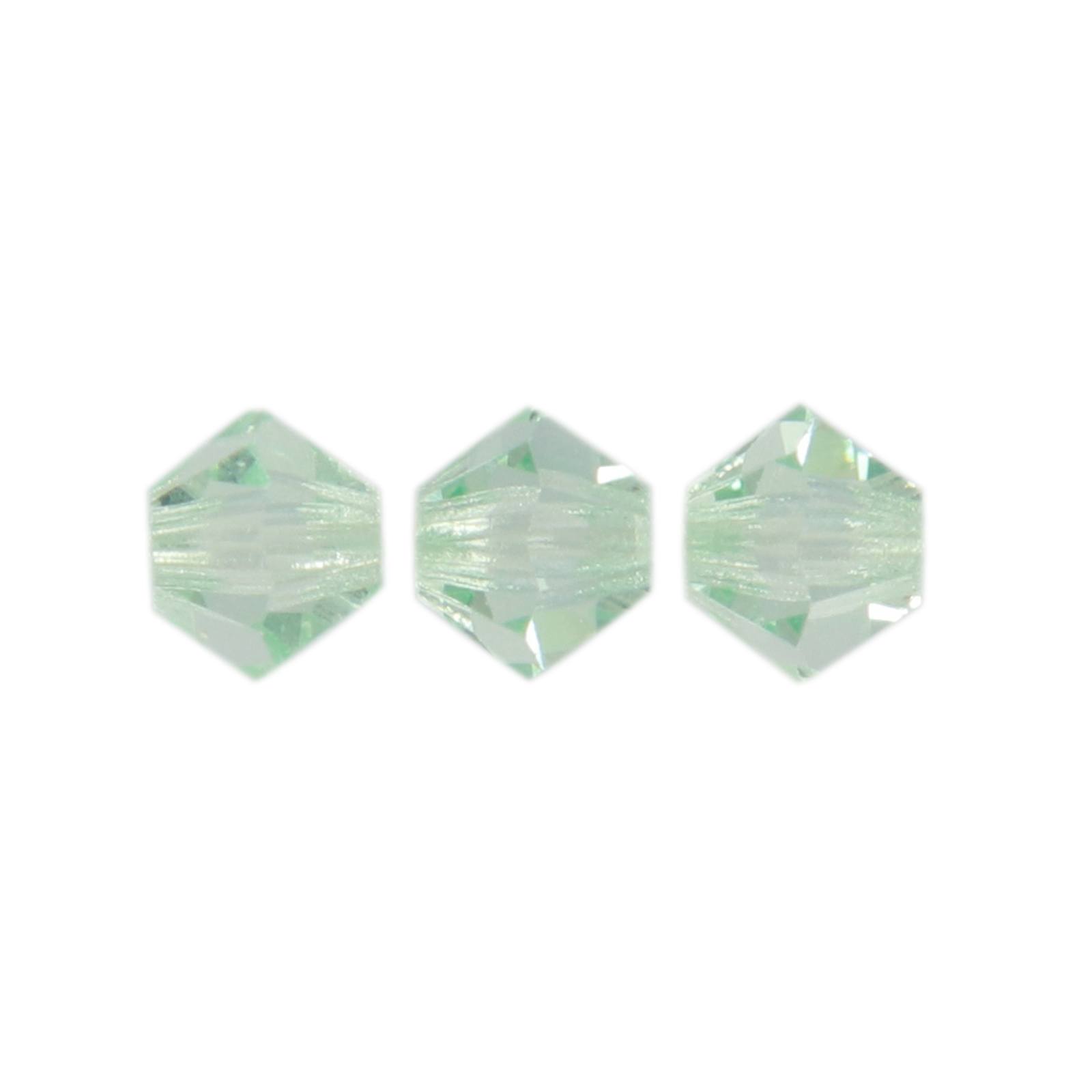 bicone preciosa chrysolite 4mm | 40pc