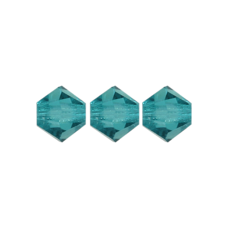 bicone preciosa indicolite 4mm | 40pc