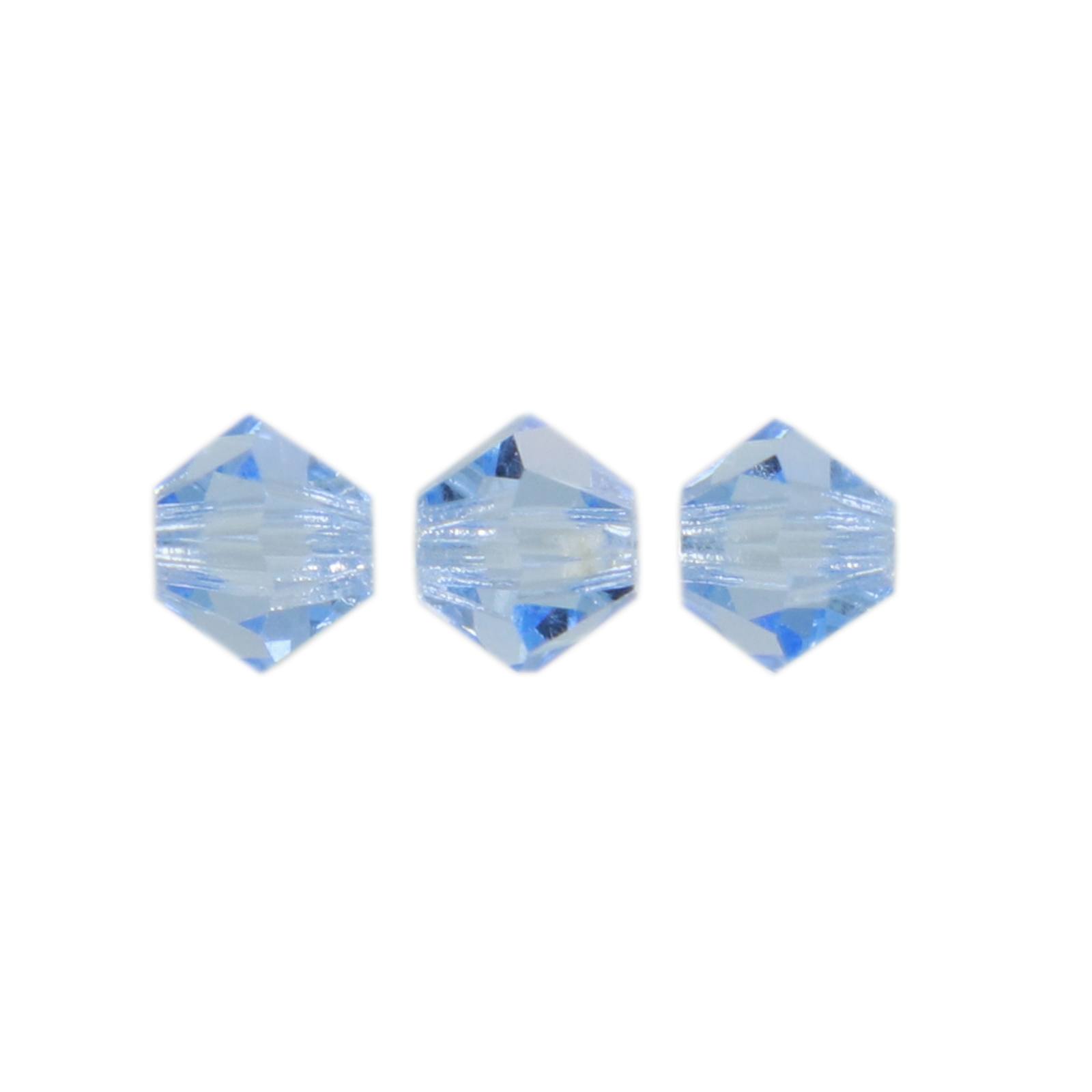 bicone preciosa light sapphire 4mm | 40pc