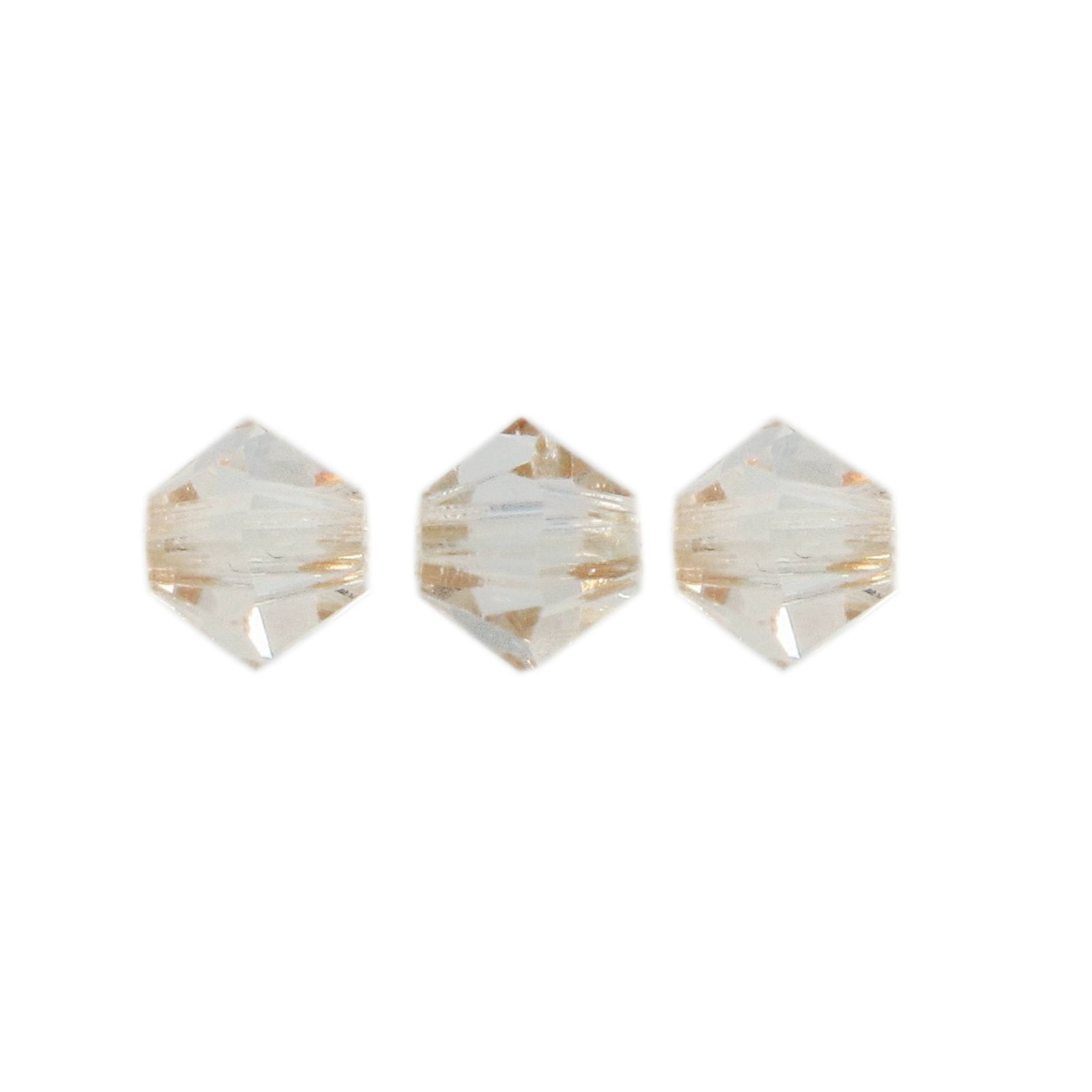 doppelkegel preciosa crystal honey 4mm | 40st