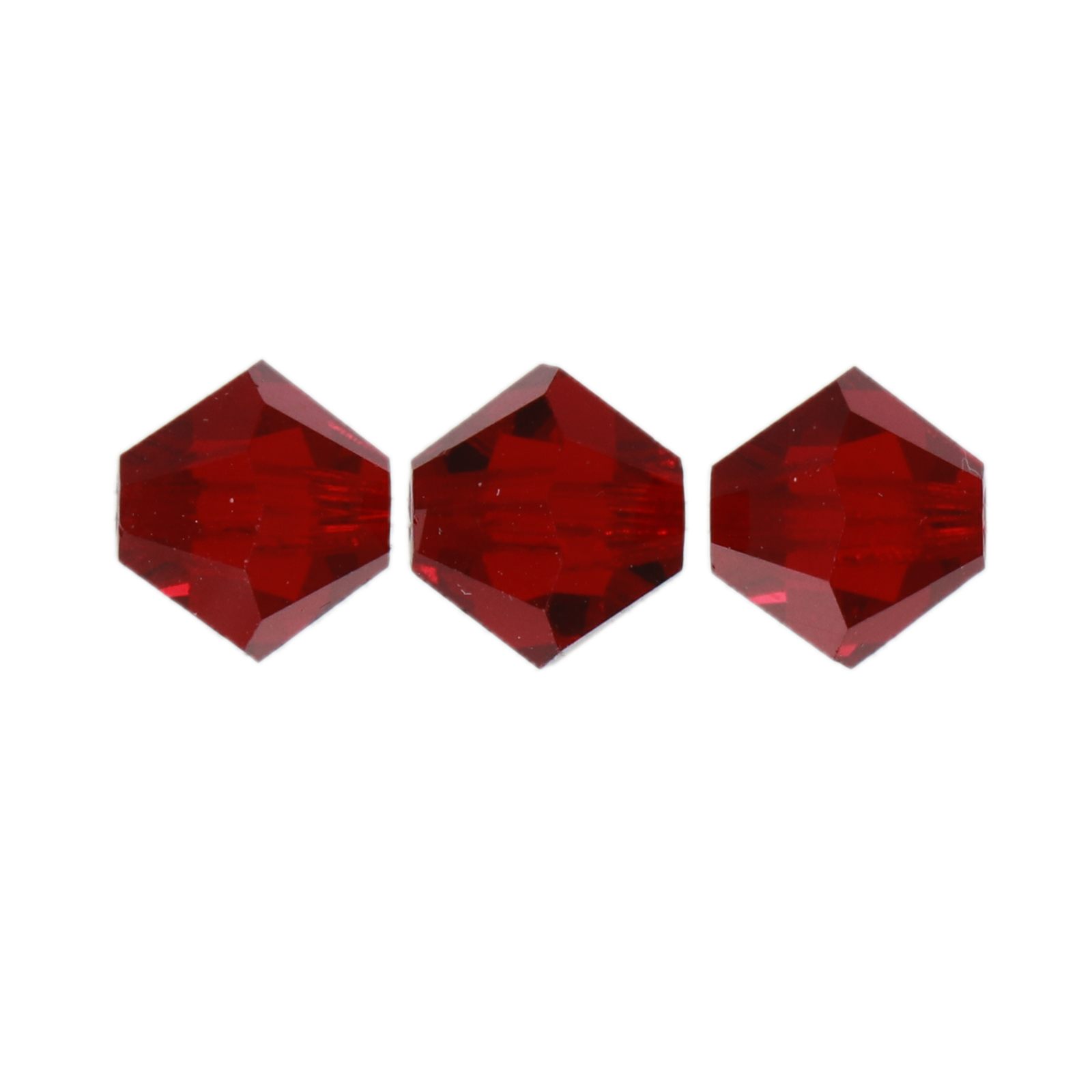 bicone preciosa siam 6mm | 24pc